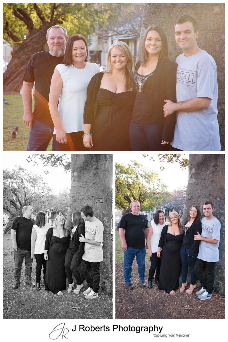 Extended Family Portrait Photography Sydney The Rocks for Grandmothers 80th Birthday Present